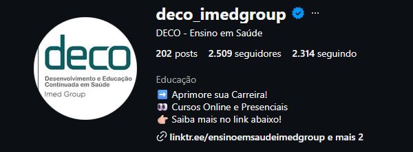 DECO - Ensino em Saúde